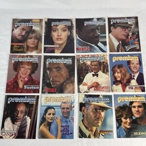 premium channels guide Mini Magazine Movies TV 1984 Full Year  Psycho 2 Superman